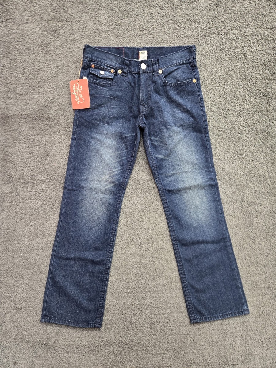 True Religion Jeans Men's 36 (Fits 38x32) Blue Billy Super T