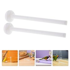 50pcs Bird Perches For Cage - Plastic Bird Standing Sticks For Parrots Finch