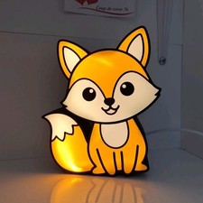 Lampe veilleuse Renard décoration led lumineuse neuve - Animaux