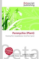 Lambert M. Surhone (U. A.) | Paronychia (Plant) | Taschenbuch | Englisch (2026)