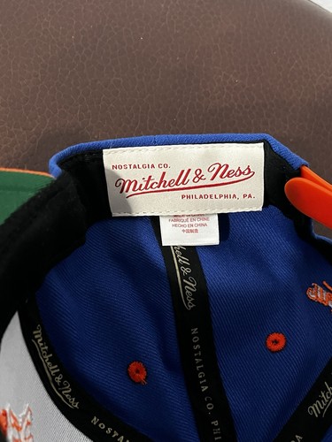 New York Mets MLB Mitchell & Ness Snapback Ball Cap Baseball Hat - Picture 9 of 12