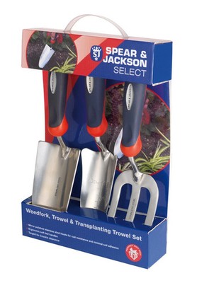 Spear & Jackson SELECT3PS Select Edelstahl 3-teiliges Set