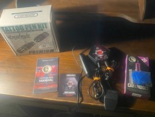 Black Wormhole Tattoo Pen Kit Premium - Box open, BUT NEVER BEEN USED