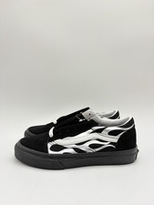 Vans Kids Old Skool Size 2.5K Black/Silver Flame VN0A4VJC7US