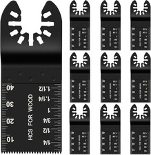 10Pcs 34mm Multi Tool Blades Universal Oscillating Saw Blades, Professional Wood
