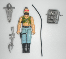 Vintage 1985 Cobra Dreadnok Ripper G.I. GI Joe v1 100% Complete Figure 3.75 ARAH