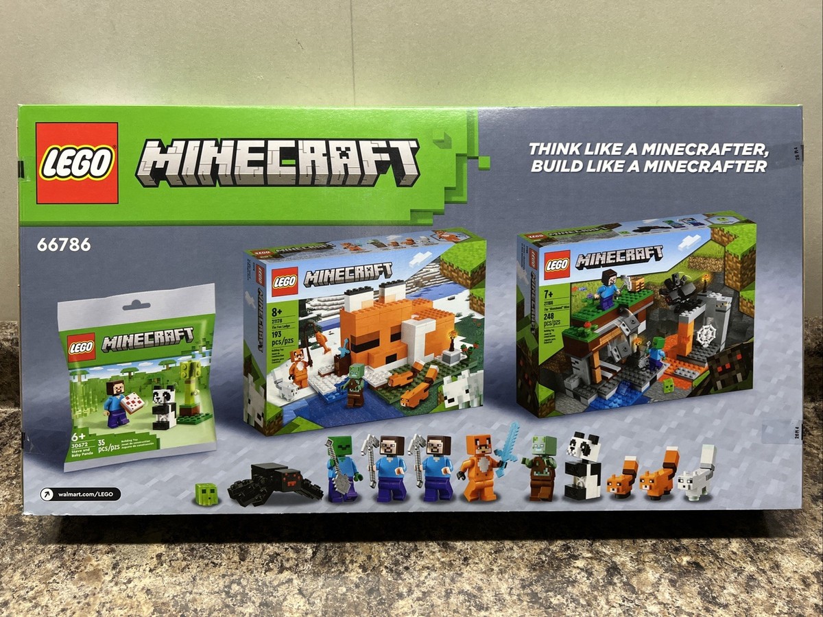 LEGO 66786 Minecraft 3 in 1 ADVENTURE GAMER GIFT SET - Sealed Box