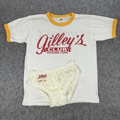 VTG 70s Gilleys Club Mens Small Shirt Set Urban Cowboy Norman Carlson Signed