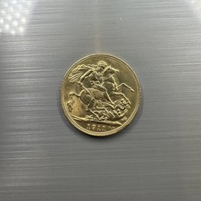 King George V Gold Full Sovereign 1911 22ct Gold British Coin St George & Dragon