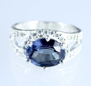 Russian Color Changing Alexandrite 7.09 Carat Natural Oval Gemstone Men's Ring
