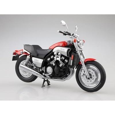 Aoshima Skynet 1/12 Yamaha Vmax Motorradmodell feuerrot Plastikmodell