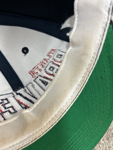Vintage Sports Specialties Atlanta Braves Snapback Hat Baseball Cap Grid - Picture 6 of 10