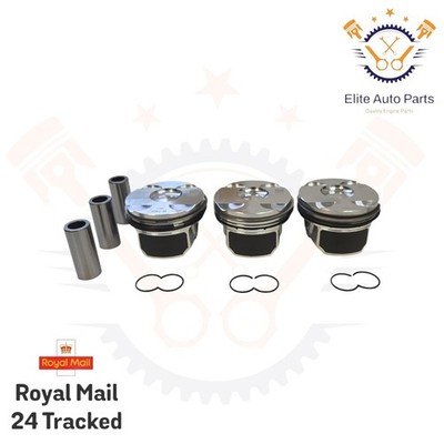 SET OF 3 PISTONS FOR FORD 1.0 ECOBOOST FOCUS FIESTA C -MAX  GEN 2 ENGINES STD