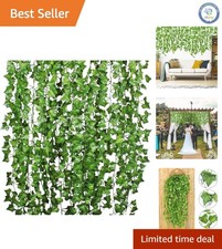 Stunning 12-Strand Ivy Vine Garland - 84 Feet of Lush Greenery for Home Events