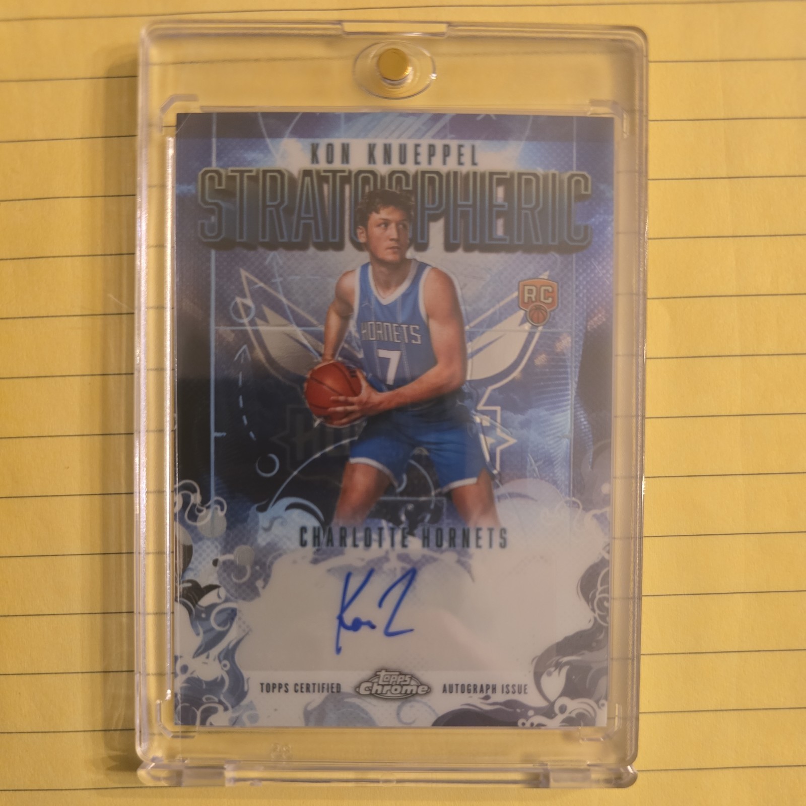 2025 Topps Chrome KON KNUEPPEL Rookie Stratospheric Signatures AUTO