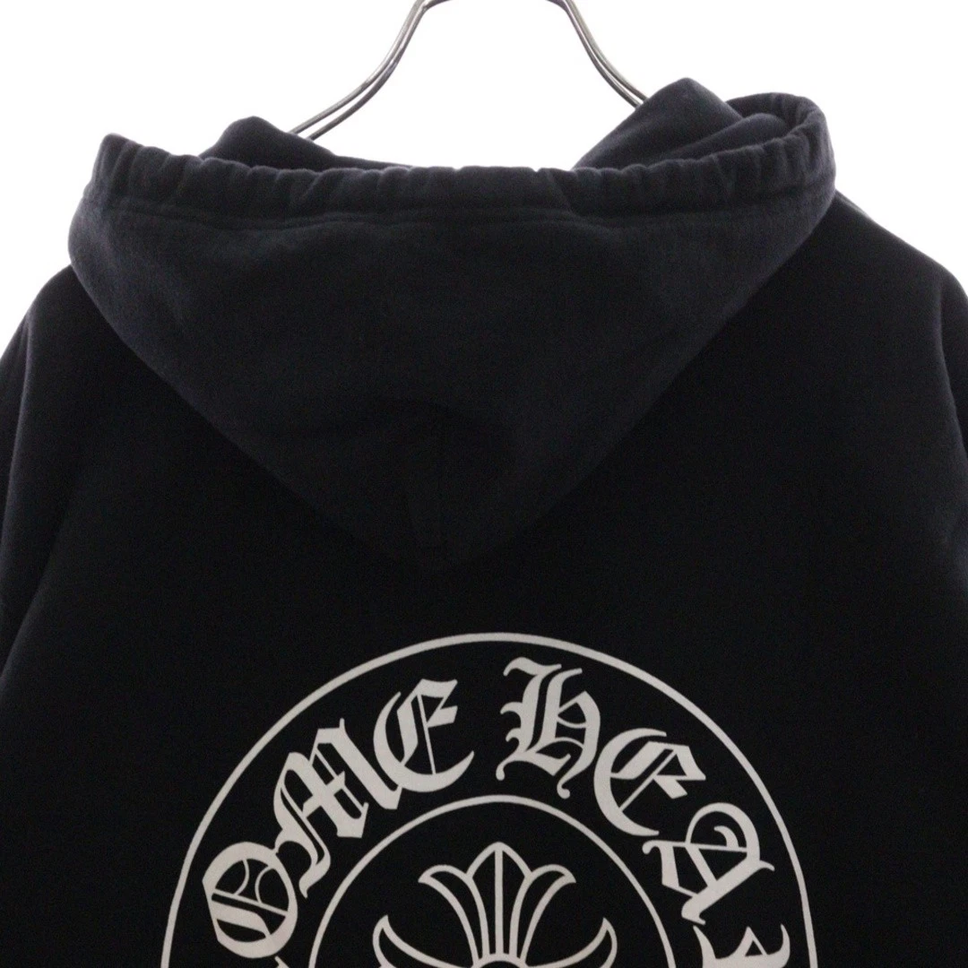 FELPA CON CAPPUCCIO PULLOVER CHROME HEARTS SWTSHRT PLVR STAMPA OSAKA NERA usata 53c1900153e743