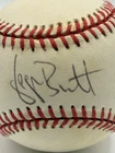 George Brett Auto Signed Official Major League Baseball - Royals