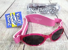 Kidz Banz Adjustable Pink Strap Sunglasses Category 3 - NEW
