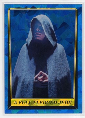 Star Wars Chrome Sapphire RotJ Base Card #211 Ein vollwertiger Jedi!