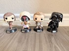Star Wars Funko Pop! Lot of 4 - Darth Vader, Obi-Wan Kenobi, Rey, Revan - Loose