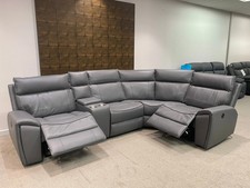 "Ronan" Grey Leather Electric