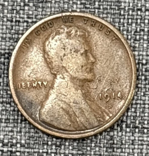 1914 D Lincoln cent VG