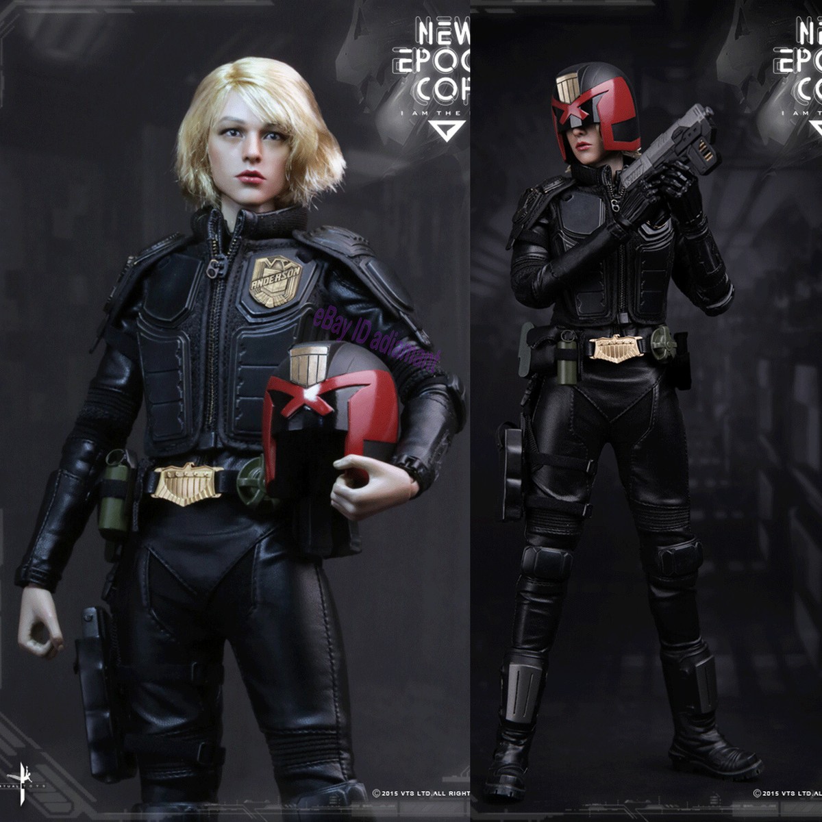 VTS TOYS NEW EPOCH COP Female Dredd Judge Anderson Mib 1/6Action