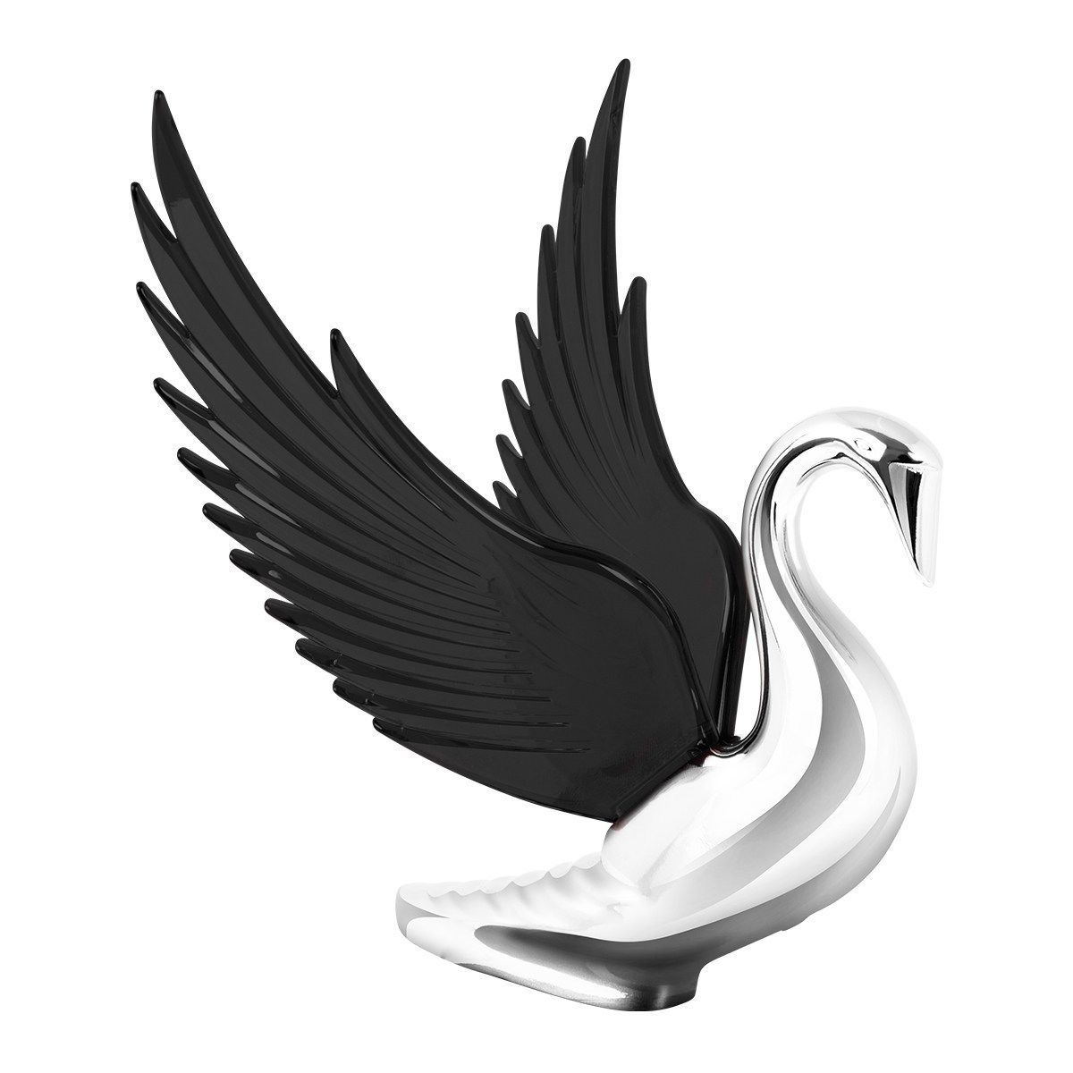 Swan Hood Ornament - Chrome Hood Ornament