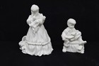 Dept 56 Winter Silhouette Christmas Presents White Porcelain Figurine Set W/Box — photo 1