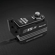 NEW POWER HD S15-M Brushless Motor 229.1 oz / 0.050 Titanium & Steel Gear Servo
