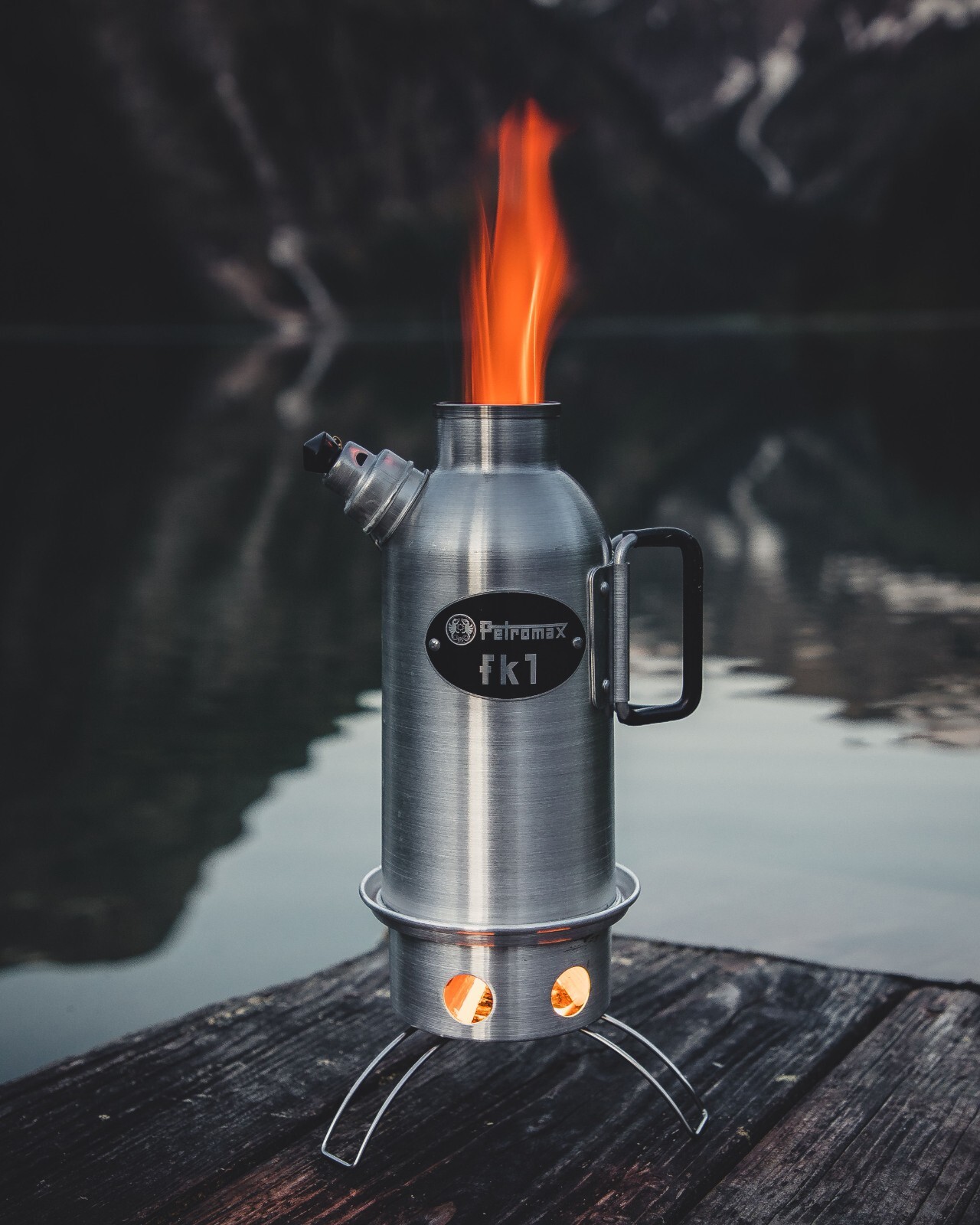 PETROMAX FK1 0.5L FIRE KETTLE ALUMINIUM WOOD POWERED CAMP KETTLE eBay