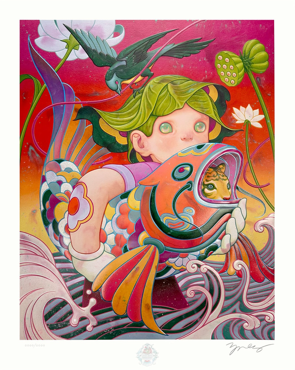 The Catch Limited Edition Art Print by James Jean - Signed