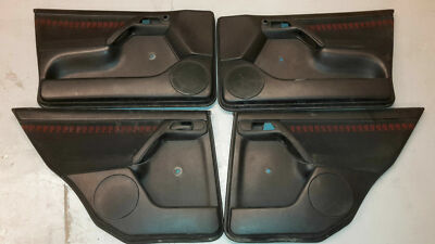 VW GOLF MK3 / VENTO 5DR GTI LIMITED EDITION RECARO RED BLACK DOOR CARDS ONLY