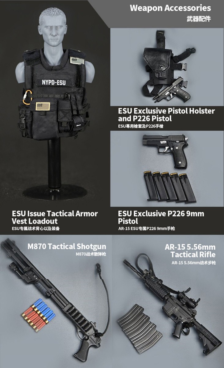 レプリカ【NYPD】ESU SWATチームBDU(S-R) 警察グッズ レプリカ
