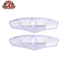 ALTA 2-PIECE WHEEL SPOKE REFLECTOR SET CLEAR.