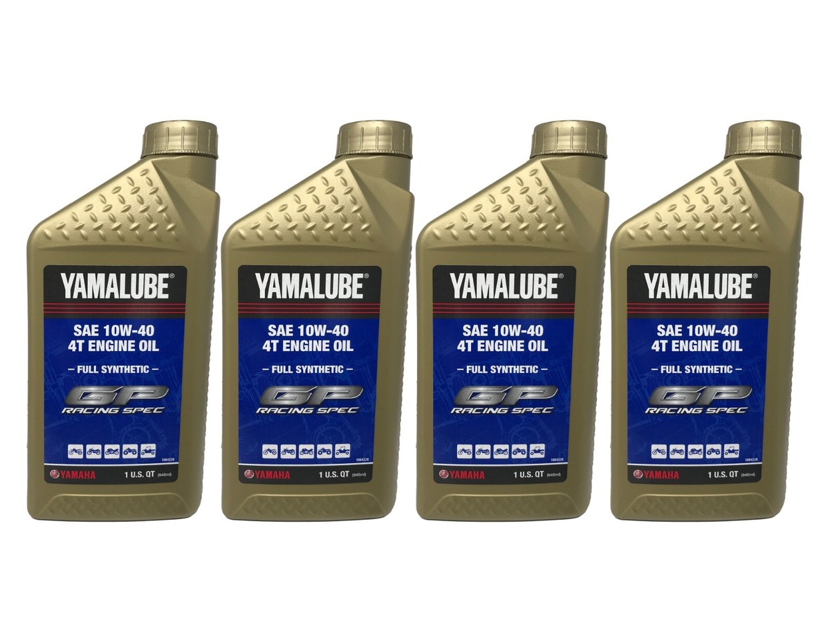 Yamaha Genuine Yamalube Full Synthetic 10W40 Racing Oil LUB-RS4GP