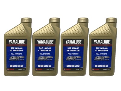 Yamaha Genuine Yamalube Full Synthetic 10W40 Racing Oil LUB-RS4GP