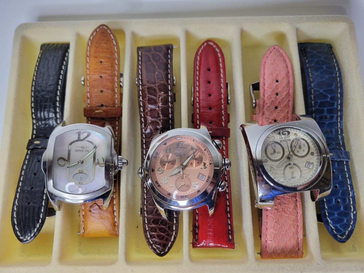 Invicta Women's Zoo Collection Lupah Watches Exotic Leather RARE