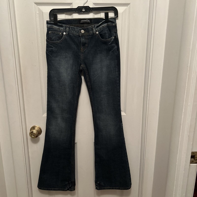 Women's Flare Jeans London Stretch Premium Denim Blue Tag size 4