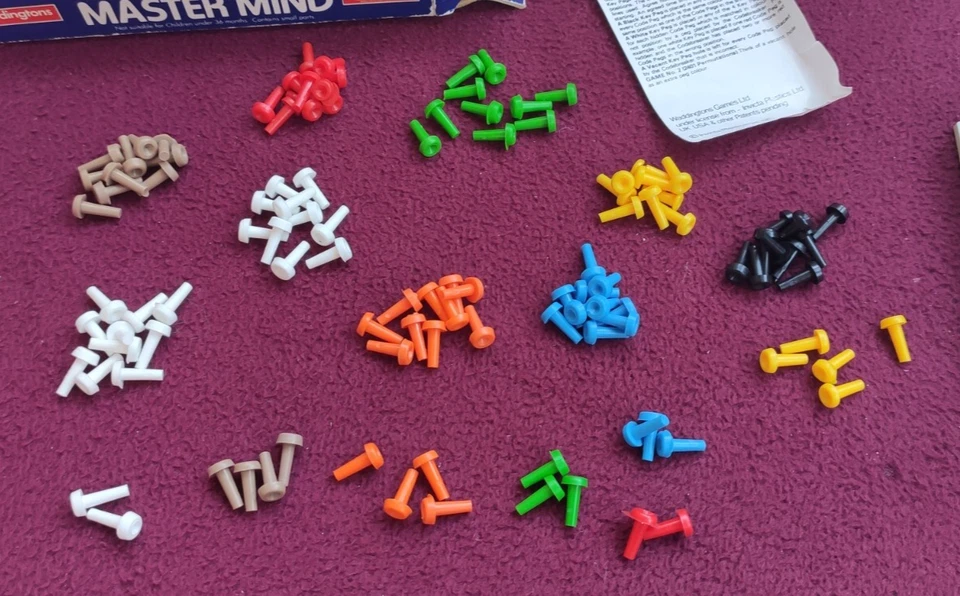 Vintage Mastermind Mini Game By Waddington's 1984 - Complete Very Good Condition - Image 4 of 4