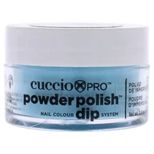 Cuccio Colour Pro Powder Polish Nail Colour Dip System Caribbean Sky Blue- 0.5oz