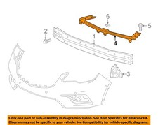 GM OEM 16-20 Envision Bumper Components-Upper Support 23504355