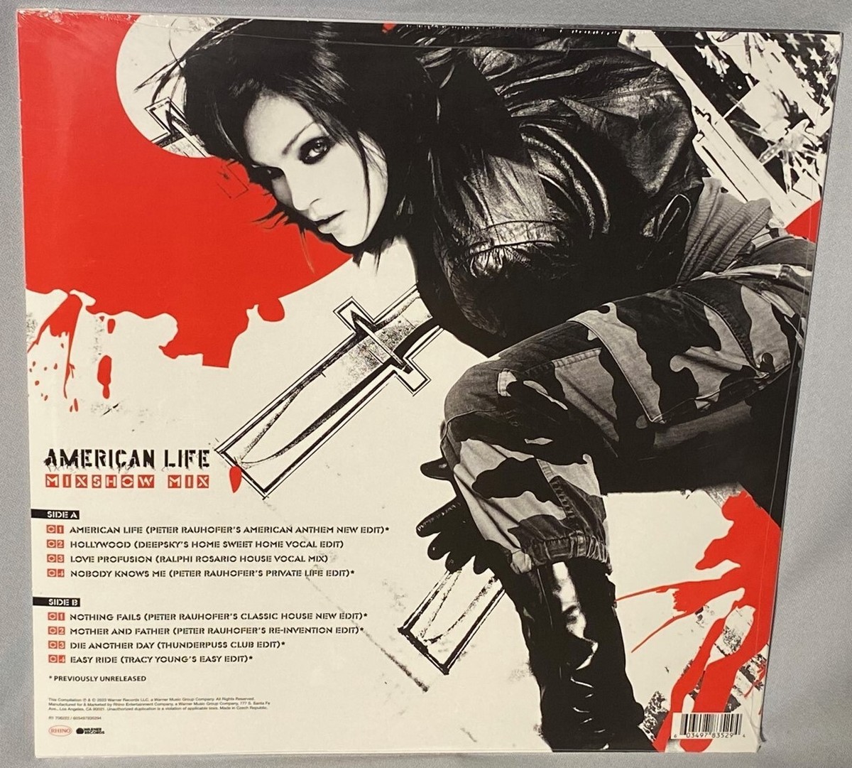 LP MADONNA American Life Mixshow Mix EP (180 gram Vinyl, RSD 2023