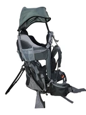 Clevr Plus Gray/Black Child Baby Carrier Backpack Camping Hiking Outdoors