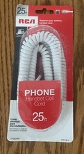 New RCA 25' Foot Telephone Handset Coil Phone Cord