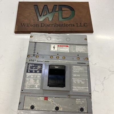 HJD63F400 Siemens Circuit Breaker 400A 600V 3P 300AMP Revision