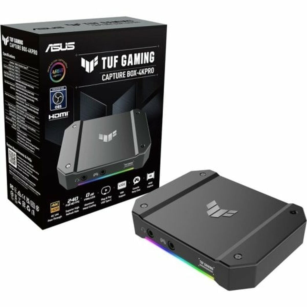Registratore Video Game Asus TUF Gaming Capture BOX-4KPRO