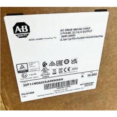 Allen Bradley 20F11ND022AA0NNNNN PowerFlex 753 AC Drive 20F11ND022AA0NNNNN