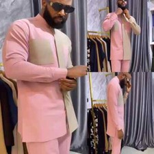 New Traditional African Men's Clothing Wedding Party Set