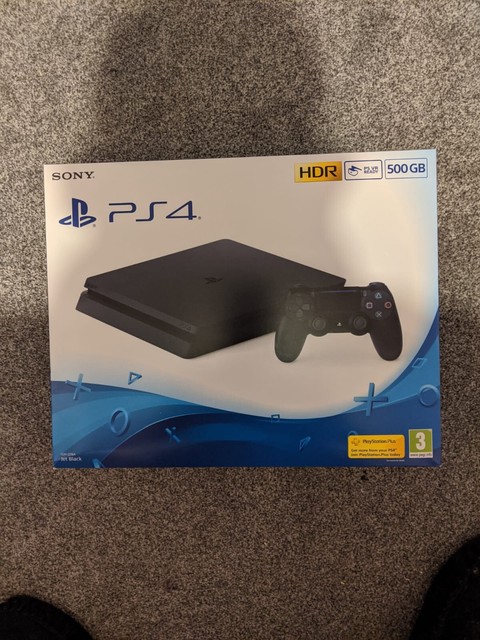 Sony PlayStation 4 500GB Console - Jet Black